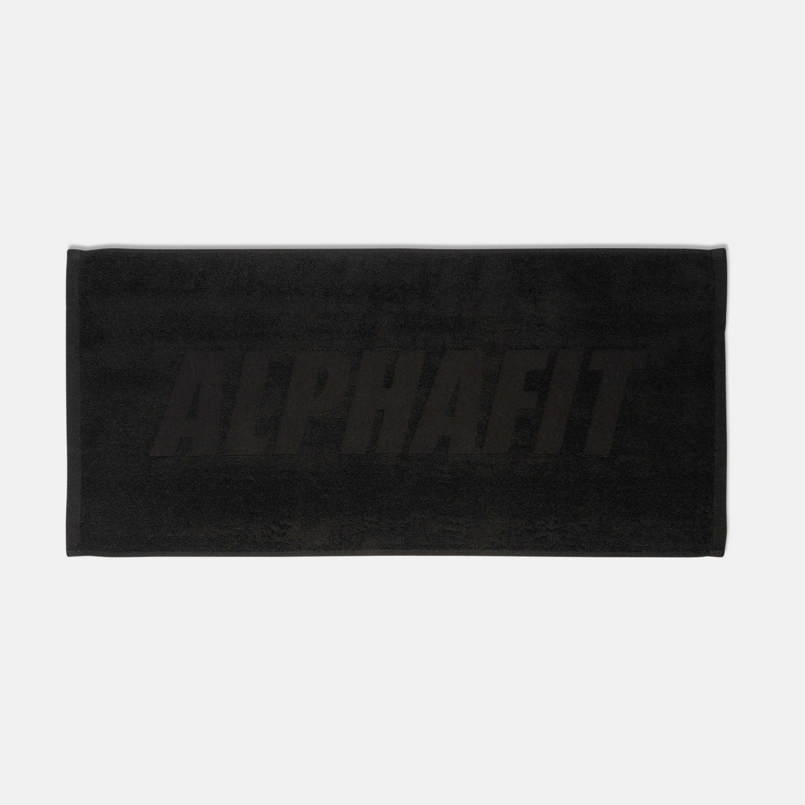 Statement Gym Towel - Black image