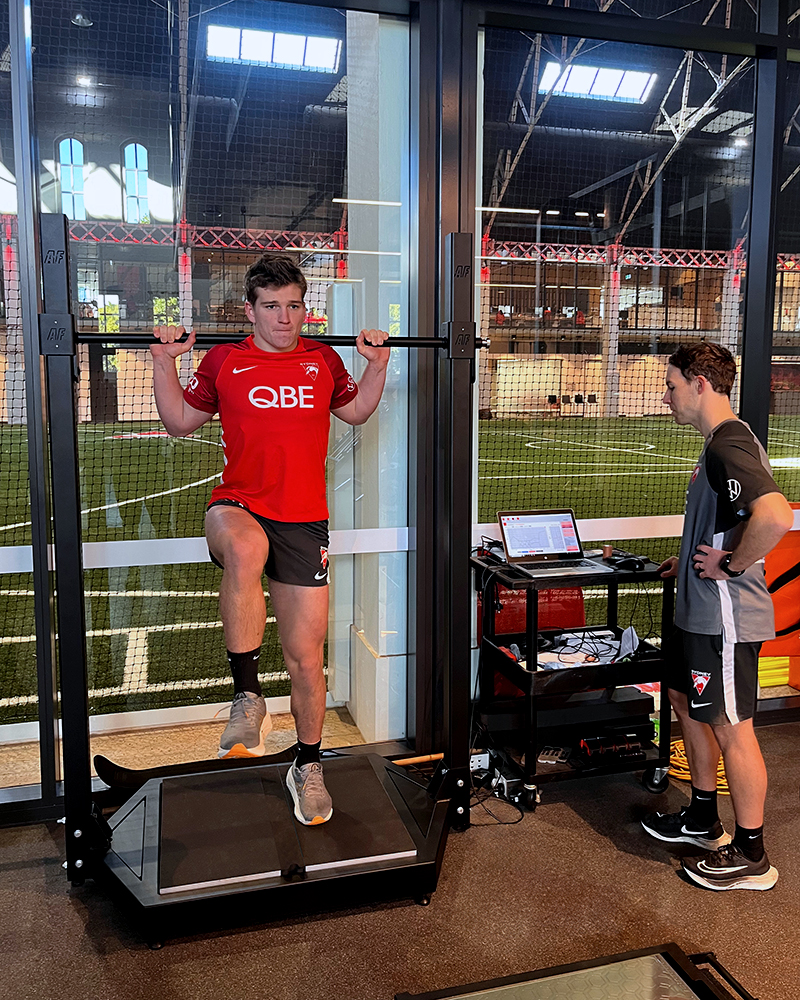 Sydney Swans using AlphaFit Force Plate Frame