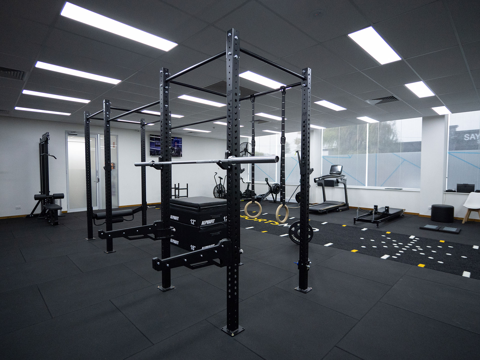 WA SportsMed Physiotherapy Clinic Gym Fitout