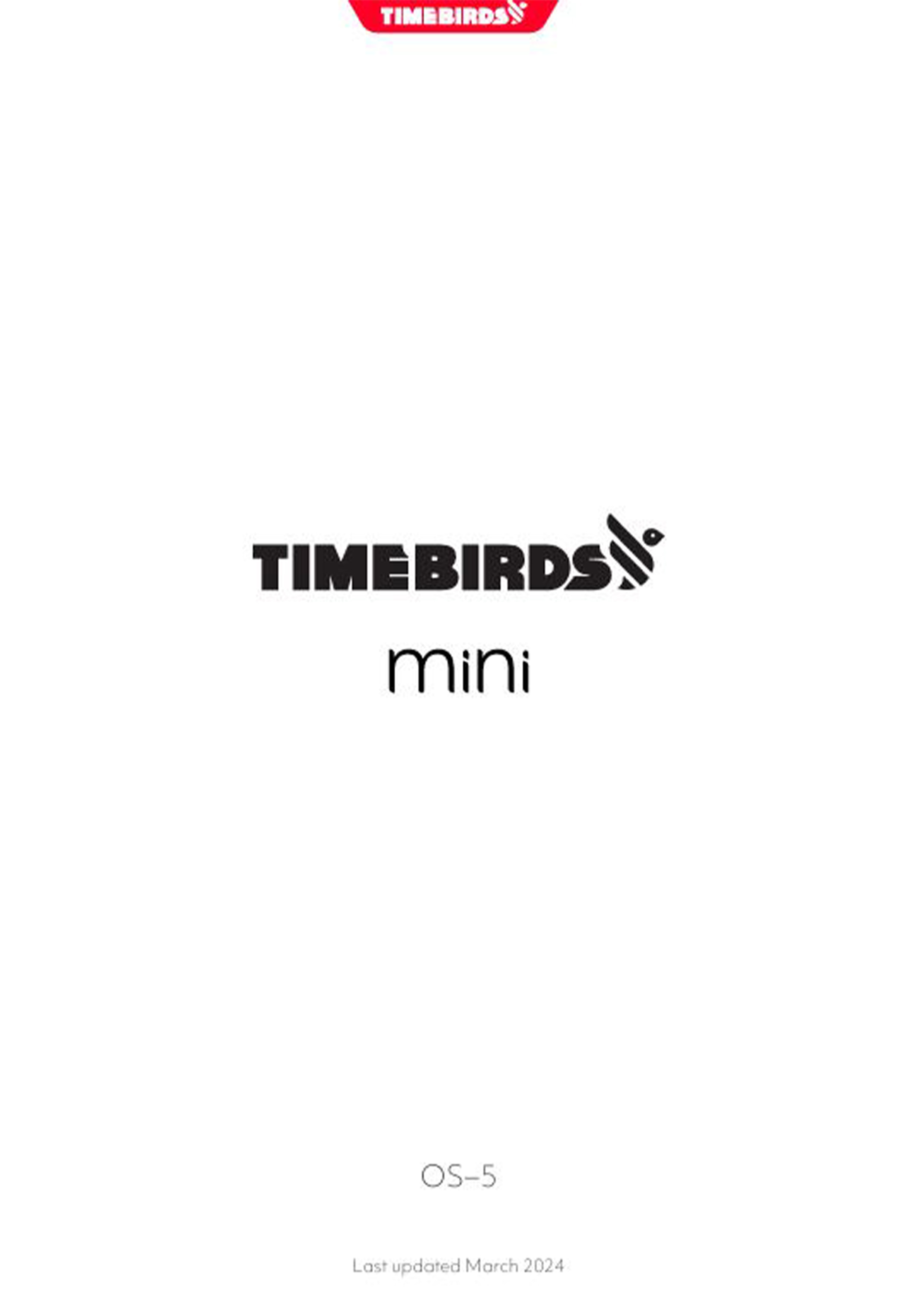 Timebirds Mini Gym Timer Instructions