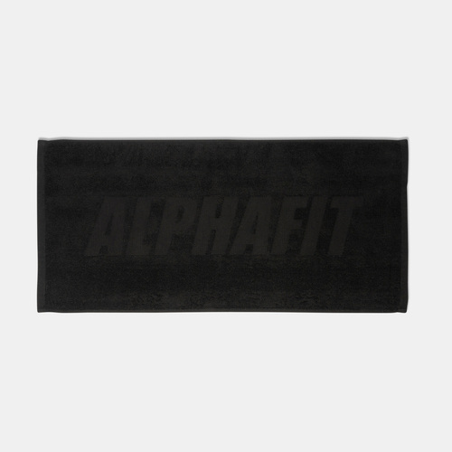 Statement Gym Towel - Black